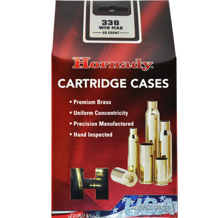Hornady Brass 338 Winchester Magnum Box of 50