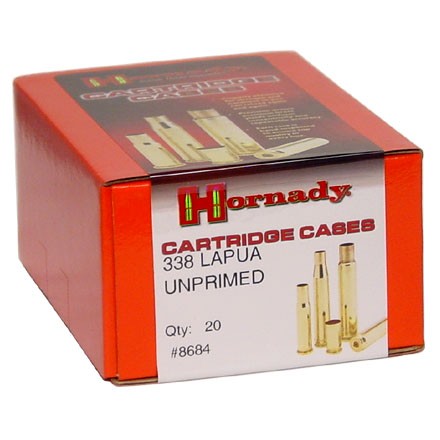 Hornady Brass 338 Lapua Magnum Box of 20