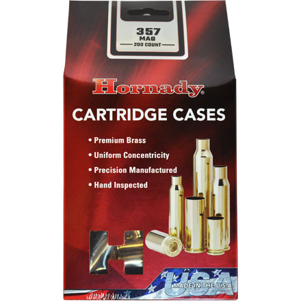 Hornady Brass 357 Magnum Box of 200