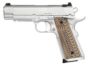 Dan Wesson Specialist Commander Semi-Automatic Pistol 45 ACP 4.25" Barrel 8-Round Stainless Black/Brown