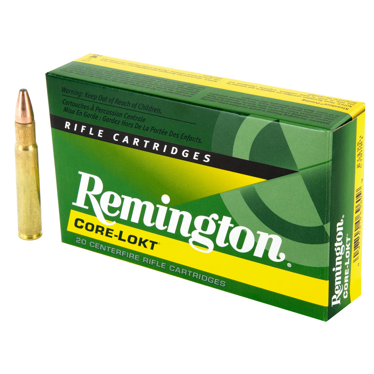 Remington High Performance Rifle Ammunition 35 Whelen 250 Grain Core-Lokt Pointed Soft Point Box of 20