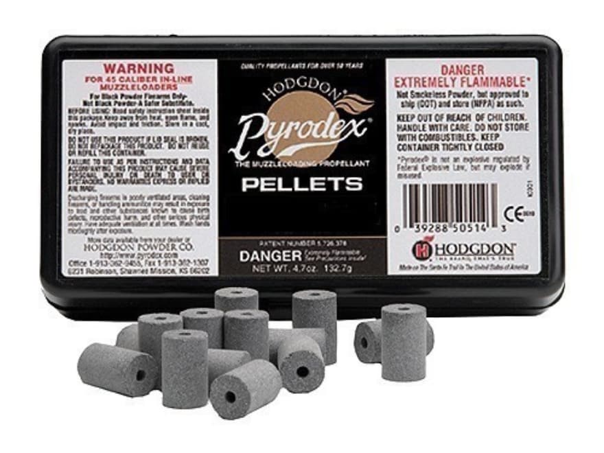 Hodgdon Pyrodex Black Powder Substitute 50 Caliber 50 Grain Pellets