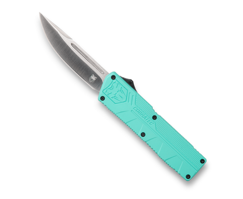 Cobratec Lightweight OTF Drop Point 3.25" Tiffany Blue