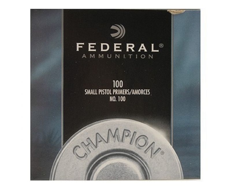 Federal Small Pistol Primers #100 Box Of 5000Cts