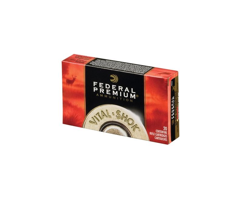 Federal Premium Vital-Shok Centerfire Rifle Silver .308 Win 165 Gr Trophy Copper