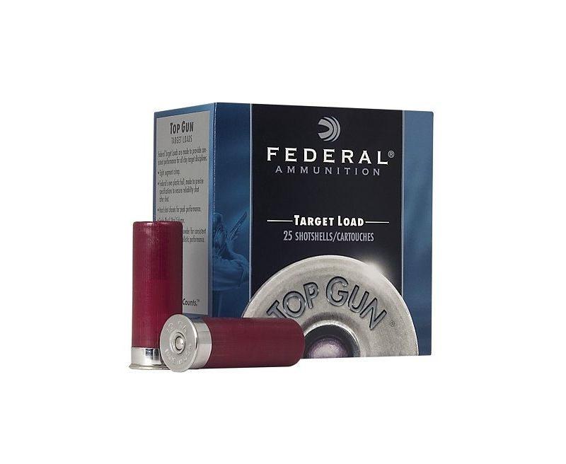 Federal Top Gun Target Load 12GA 2.75-inch 1oz #8 Shot 25Rds