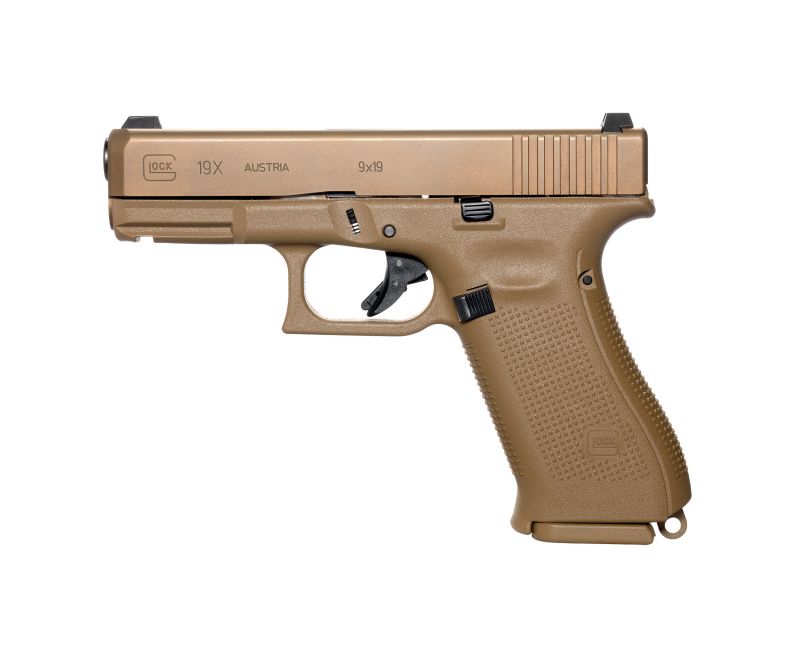 Glock 19x Gen 5 Coyote Tan 9mm 4.01" Barrel 19-Rounds