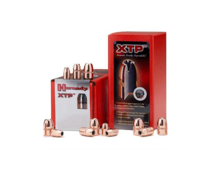 Hornady 9mm Caliber .355" Diameter 124 Grain XTP Hollow Point Bullet 100 Count