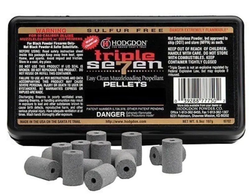 Hodgdon Triple Seven Black Powder Substitute 50 Caliber 30 Grain Pellets Pack of 100