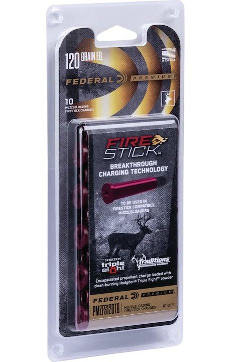 Federal Premium FireStick Muzzleloading Charge Hodgdon Triple Eight Black Powder Substitute