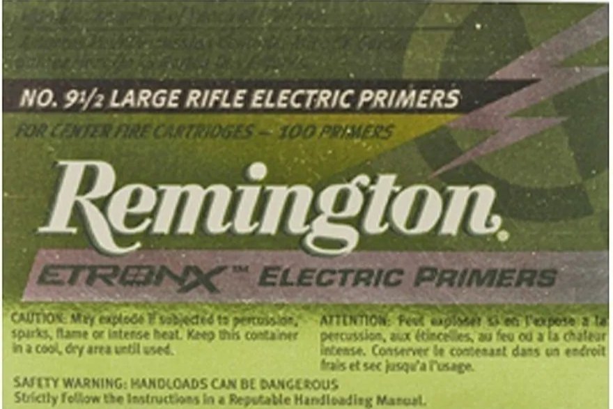 Remington EtronX Electronic Primers Box of 1000 (10 Trays of 100)