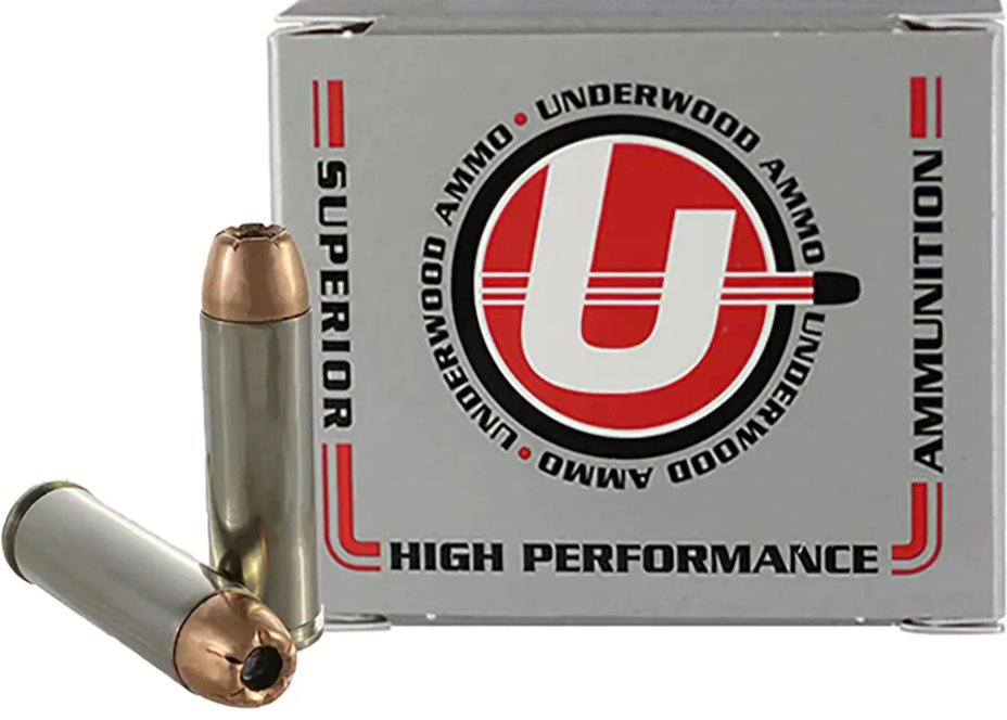 Underwood Ammunition 500 S&W Magnum 350 Grain Hornady XTP Jacketed Hollow Point Box of 20