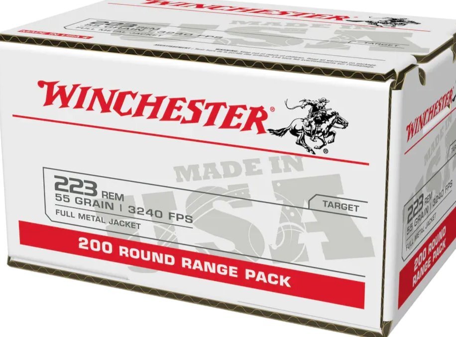 Winchester USA Ammunition 223 Remington 55 Grain Full Metal Jacket

800 rounds