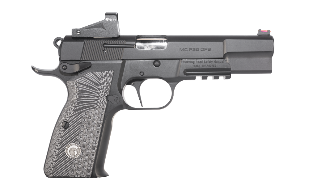Girsan MC P35 Match Semi-Automatic Pistol 9mm Luger 4.87" Barrel 15-Round Black Gray