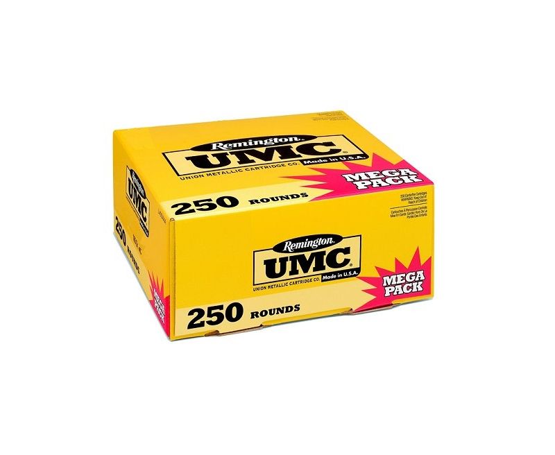 Remington Ammunition UMC Mega Pack 9mm 115GR FMJ 250Rds