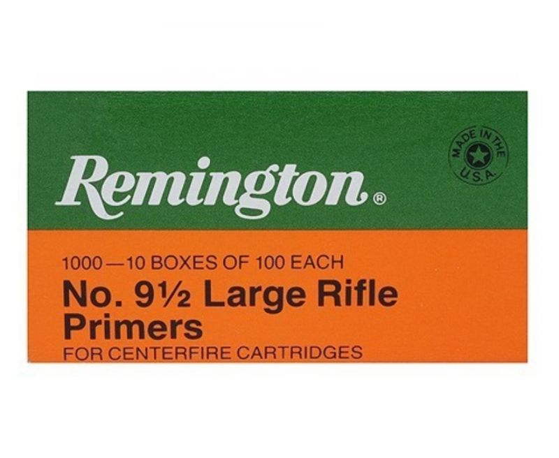 Remington #9 1/2 Large Rifle Primers 5000Cts