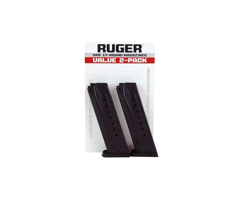 Ruger SR9/SR9c/9E Magazine 9mm 17Rd Value 2-Pack