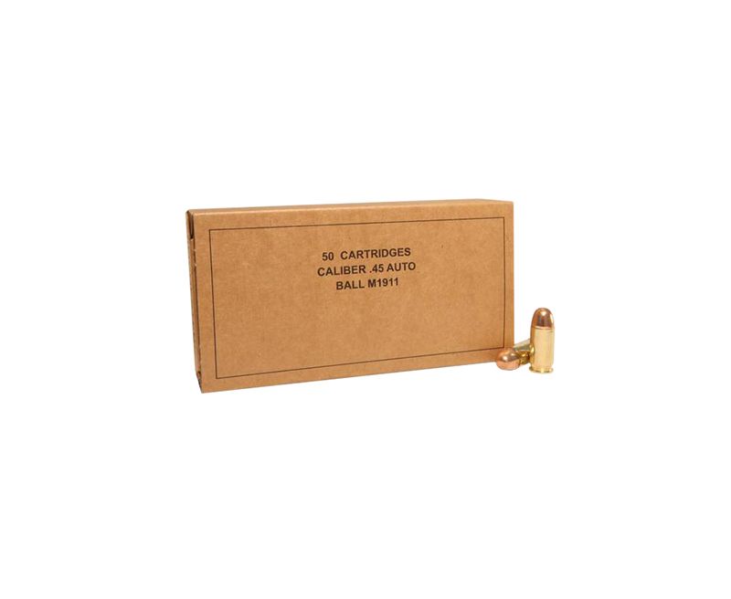Winchester Military Service Grade .45ACP 230GR FMJ 50Rds