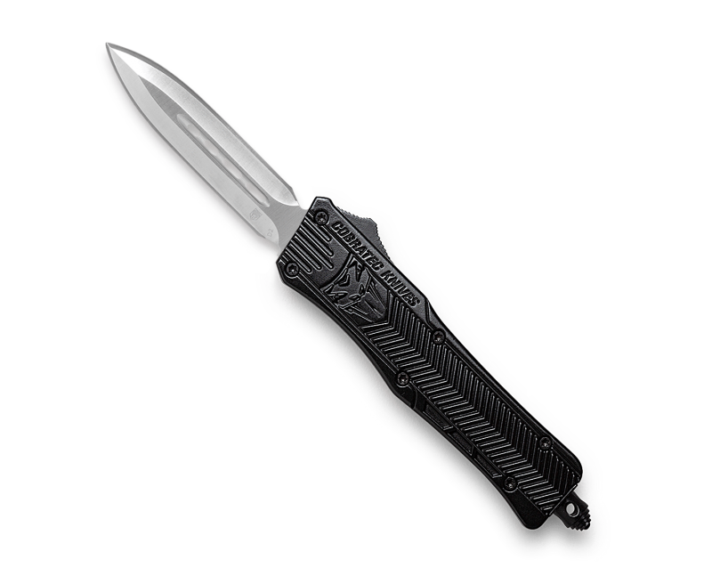 CobraTec CTK-1 OTF Knife - 2.75" Plain Dagger Blade with Nylon Sheath