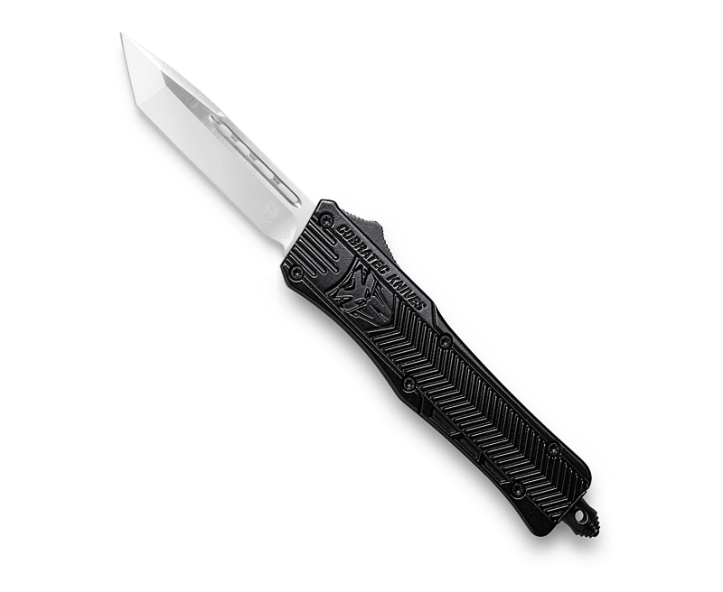 CobraTec CTK-1 OTF Knife - 2.75" Plain Tanto Blade with Nylon Sheath