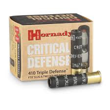 Honardy Triple defence 410 bore FTX slugs 20 rds