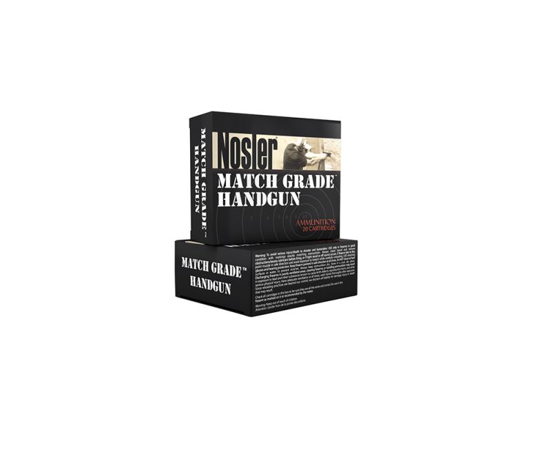 Nosler Match Grade Brass 9mm 115-Grain 20-Rounds JHP