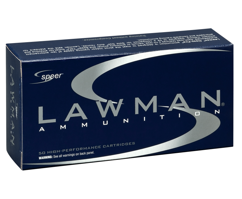 Speer Lawman Brass 9mm 115 Grain 50-Rounds TMJ
