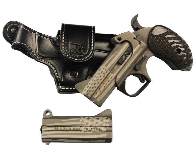 Bond Arms Old Glory Stainless .45 LC / .357 Mag 3.5" Barrel 2-Rounds Package 2