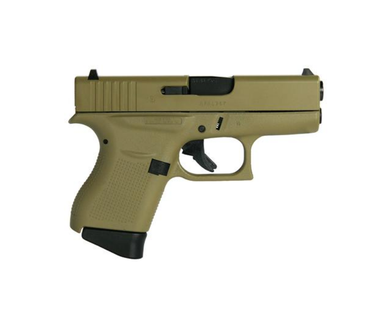Glock 43 Flat Dark Earth 9mm 3.39" Barrel 6-Rounds