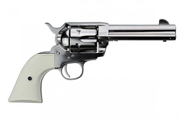 Pietta 1873 Gunfighter Revolver 45 Colt (Long Colt) 4.75" Barrel 6-Round Blued Black