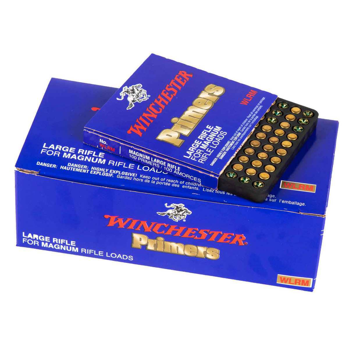 Winchester Large Rifle Magnum Primers #8-1/2M Box of 5000 (50 Trays of 100)